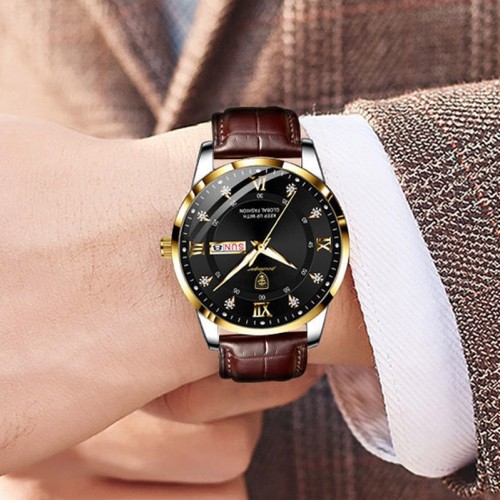 Men's watches, waterproof, casual, fashionable, suitable for business, fully automatic mechanical watches for men, men's quartz watches